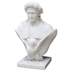 Sculpture <span class=keywords><strong>de</strong></span> <span class=keywords><strong>buste</strong></span> <span class=keywords><strong>de</strong></span> Napoléon en marbre blanc sculpté à la main classique - Product Image 4