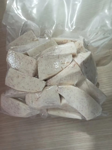 Bloc de cube en tranches découpées en dés de Taro violet IQF congelé 250g 17.6oz sacs origine Vietnam - Product Image 4