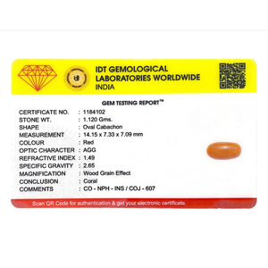 Gema de Coral Rojo de Alta Calidad de 5.6 Quilates, 8mm de Altura, Creada en Laboratorio y Pulida, Sintética, en Forma de Estrella, Color Blanco - Product Image 4