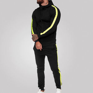 Nouveau survêtement de sport pour homme sur mesure en gros, survêtement de jogging d'entraînement de haute qualité, respirant, 100% coton - Product Image 6