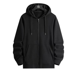 Sweat-shirts à capuche pour hommes de haute qualité 100% coton 340g écologiques, imprimés en relief, design personnalisé, chauds pour l'hiver, vente en gros - Product Image 3
