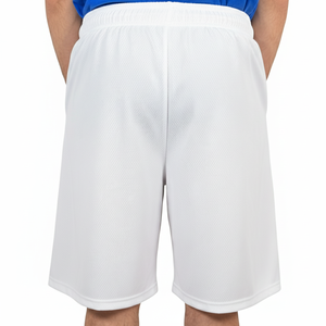 ผลิตกางเกงขาสั้นตาข่ายผู้ชายขายส่ง 100% ผ้าตาข่าย ปรับแต่งได้สำหรับเล่นกีฬาและสวมใส่ลำลอง รับสกรีนโลโก้ กางเกงขาสั้นตาข่ายผู้ชาย - Product Image 2