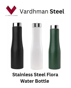 Article 2025 le plus vendu Bouteille d'eau Flora en acier inoxydable de 750ml colorée à un prix fiable, "Sip durablement avec style - Product Image 5