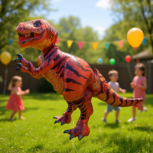 Ballon gonflable dinosaure Jurassic World Airwalkers 172x154cm pour décoration de fête - Product Image 3