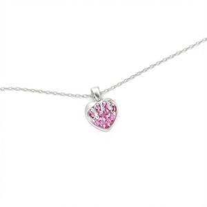 จี้สร้อยคอรูปหัวใจสีชมพู Jeulia Honey Love ทำจากเงินสเตอร์ลิง - Product Image 3