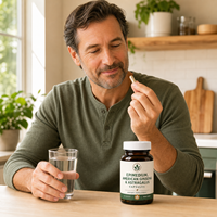 Capsules de soutien immunitaire à base de plantes naturelles |   Complexe d'Epimedium et de Ginseng |   Soutient la vitalité et la force physique