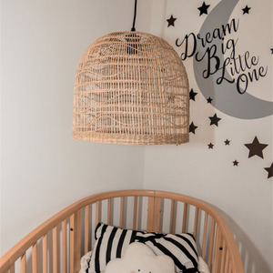 ชิ้นส่วนฝาครอบหญ้าทะเลทำมือสำหรับโคมไฟจี้ห้อยเพดานทำจากฟางแบบแขวนเป็นมิตรต่อสิ่งแวดล้อม - Product Image 6