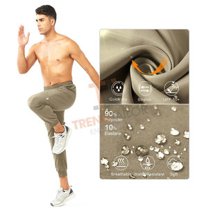 Pantalones deportivos para hombre, tela ligera y transpirable con cintura elástica para un uso diario cómodo, diseño ajustado, pantalones deportivos para hombre - Product Image 5