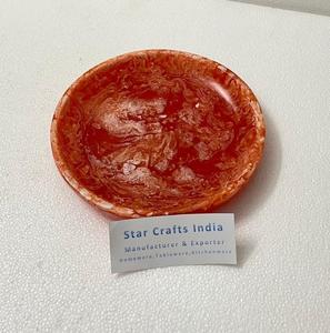 Hermosa ensalada de resina hecha a mano o frutero brillo forma orgánica pieza llamativa diseño único hecho a mano regalo perfecto - Product Image 2