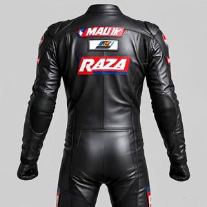 Traje de dos piezas de cuero de motocicleta premium-Acabado de lujo, hecho en Pakistán por Malik Raza, personalización completa - Product Image 2