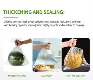 ถุงตาข่ายเก็บผักผลไม้แบบม้วนปลอดภัยเกรดอาหารผักผลไม้ย่อยสลายได้ตามธรรมชาติในซูเปอร์มาร์เก็ต - Product Image 3