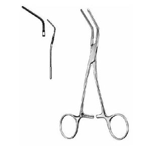 Fórceps de tejido atraumático Debakey, pinzas de tejido Debakey en ángulo, logotipo personalizado, instrumentos quirúrgicos de cirugía cardiovascular - Product Image 1