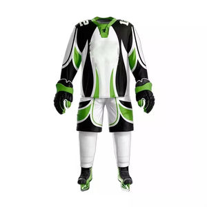 Uniforme de hockey sobre hielo Precio de fábrica Majestic Jersey Uniforme de hockey sobre hielo personalizado Jersey de hockey de poliéster puro - Product Image 1