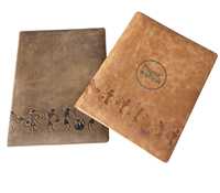 Folder Menu & Folder Tagihan Kulit PU Premium Tahan Lama dengan Logo Warna Kustom untuk Hotel, Restoran, Bar Anggur, Toko