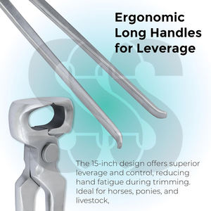 Outil multi-usage en acier inoxydable pour couper les sabots des chevaux, des bovins, des moutons, des chèvres - Coupe-sabots robustes, durables et résistants à la rouille - Product Image 5