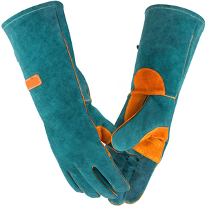 Gants de travail en gros, gants de sécurité en cuir, gants de soudage en cuir de vachette pour l'industrie - Product Image 1