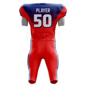 Vente en gros d'uniformes de football américain, commandes en gros acceptées, tailles et couleurs personnalisées disponibles, adaptés aux écoles, clubs et équipes. - Product Image 2