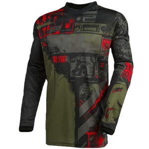 Custom Sublimation Graphic Sports Jersey Long Sleeve Breathable Quick Dry Motocross MTB Cycling Shirt for Men Activewear - Product Image 6