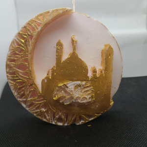 Nouvelles bougies en cire de soja islamiques Heidyelik - Design innovant, faites à la main, cadeau de fête, mariage, Thanksgiving, Ramadan, personnalisable, pour table - Product Image 6