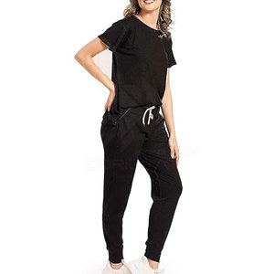 Confortable femmes été survêtement loungewear coton femmes été survêtement actif ensemble - Product Image 6