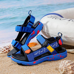 Nouvelles sandales d'été coréennes pour garçons, semelle souple, grandes tailles, chaussures de plage pour étudiants, vente en gros, sandales décontractées pour enfants - Product Image 1