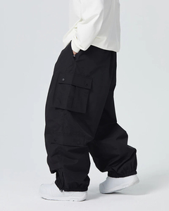 Pantalons de ski baggy tendance, personnalisation de la marque, étiquette privée, nouveau design, vente en gros - Product Image 2
