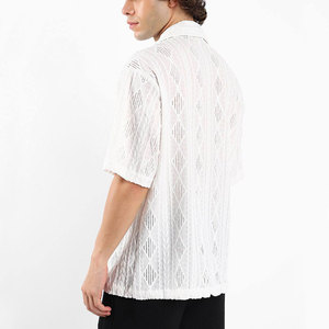 Camisas con cuello cubano transpirables y cómodas para hombre, ropa al precio más bajo, camisas con cuello cubano para hombre - Product Image 2
