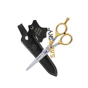 Ciseaux de coiffure professionnels manuels de 7 pouces pour la coupe de cheveux fins, certifiés CE - Product Image 4