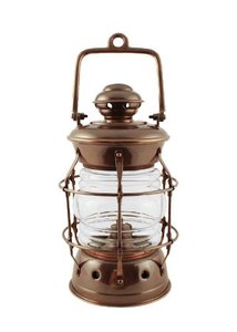 Lampe à huile de luxe en laiton pur et cuivre de qualité supérieure au kérosène en finition antique pour une utilisation en extérieur aux prix de gros - Product Image 2