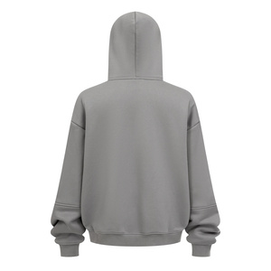 Sweat-shirt en coton lourd prérétréci sur mesure pour les marques de vêtements pour enfants américaines, avec sweat-shirt en molleton bouclette en gros - Product Image 5