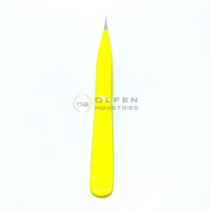 Pinzas de Extensión de Pestañas de Acero Inoxidable de Alta Calidad, Personalizadas con Color, Punta Recta, Puntas Redondeadas de Fibra, Puntas Puntiagudas - Product Image 5