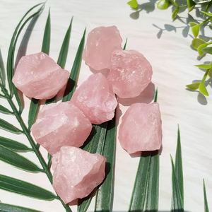 Suministros al por Mayor, Piedras Rosas Naturales de Estética Curativa, Artículos para la Decoración de Habitaciones, Cristal - Product Image 1
