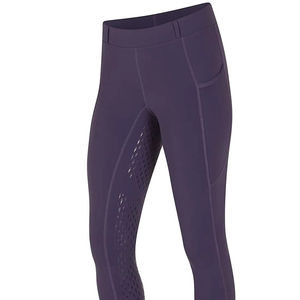 Leggings de Equitación Modernos de Lujo, Suplex Robex, Poliéster y Spandex para Flexibilidad, Transpirables, con Cinturón Sin Costuras para Entrenamiento - Product Image 1