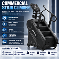 Escaladeur de Gym Motorisé à Vitesse Réglable avec Compteur de Calories et Fréquence Cardiaque, Stock Prêt à l'Emploi, OEM/ODM, Direct Usine BN
