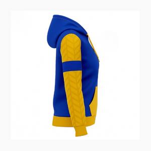 Sudadera con capucha con logotipo personalizado 60% algodón 40% poliéster 350 GSM polar chenilla bordado Royal Golden Sigma gamma Rho - Product Image 5