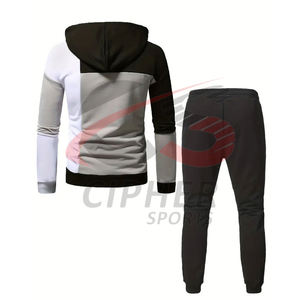 Top Vente en gros Survêtement Personnalisé pour Hommes Dernière Conception Survêtement Premium pour Hommes 100% Coton Ensembles de Survêtement à Capuche Uni - Product Image 3