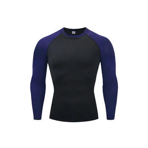 Sublimación personalizada para hombre para entrenamiento de lucha Rash Guard Plain Blank 100 Sublimación 100% Poliéster Rash Guard - Product Image 3
