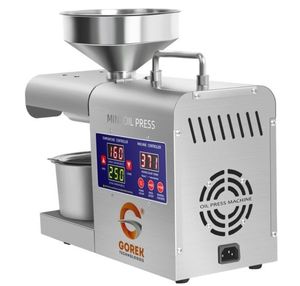 เครื่องสกัดน้ำมันแบบกดเย็นกึ่งอัตโนมัติแบบพกพา Gorek Technologies 600 วัตต์ 0.8 แรงม้า มอเตอร์ไฟฟ้ากระแสตรง 220/110 โวลต์ ควบคุมอุณหภูมิได้ - Product Image 4
