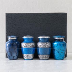 High Quality Custom Aluminum Cremation Urns Small Funeral Urn Supplies for Human Ashes Metal Urns for Ashes - Product Image 2