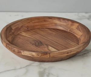 Tazón redondo de madera de latón AK en color madera natural cuenco hecho a mano para mesa de comedor/utensilios de cocina - Product Image 3