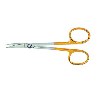 Ciseaux IRIS avec TC 11.5 cm Instruments chirurgicaux dentaires en acier inoxydable incurvé tranchant - Product Image 1