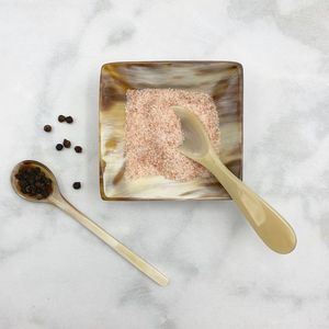 Cuerno de búfalo Cubiertos de madera Cucharas para café Té helado Ensalada Té de la tarde-Vajilla Cucharas - Product Image 2