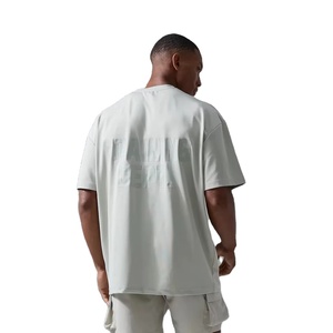 Camisetas Extra Grandes Retro 100% Algodón para Hombre, Impresión de Alta Calidad, Logotipo Personalizado, Ajuste Holgado, Estilo Urbano, Diseños Personalizados, Camiseta de Alta Densidad - Product Image 1