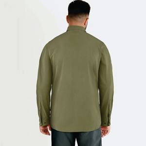 Nuevo diseño de buena calidad, chaqueta en blanco, chaqueta informal para exteriores, camisas con cuello abotonado de pana - Product Image 4