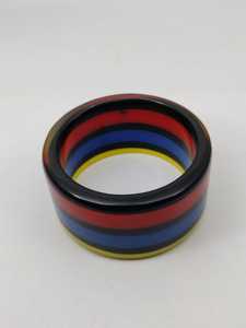 Bracelets en résine naturelle avec de vraies fleurs et perles intégrées pour mariage, fête et tenue de fête - Product Image 2