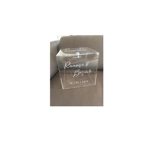 Transparent Acrylic Cards Storage Boxes <b>Marvelous</b> Designing Table Ware Luxury New Style Wedding Cards Storage Organizer for Sale - Product Image 1