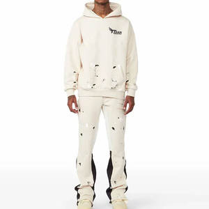 ชุดวอร์มขาบานผู้ชายกางเกงขาบานสำหรับดูทันสมัยชุดวอร์มขาบานสำหรับผู้ชาย - Product Image 1