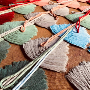 ผ้าฝ้ายทำมือการค้นหาด้านบนใบ macrame Boho ของตกแต่งบ้านที่ดีที่สุดซื้อรายการตกแต่งบ้านต้องมี - Product Image 4