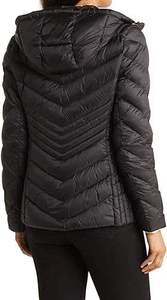 แจ็กเก็ตทรงพองแบบครอปทำจากผ้าฝ้ายบุนวมสำหรับสตรีขนาดใหญ่โลโก้ฤดูหนาว - Product Image 4