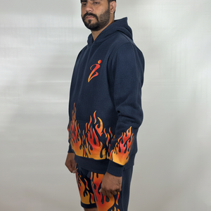 Long Sleeves Lightweight <b>Men</b> <b>Hoodie</b> & <b>Shorts</b> <b>Set</b> Cheap Price Breathable <b>Men</b> <b>Hoodie</b> & <b>Short</b> <b>Sets</b> - Product Image 5